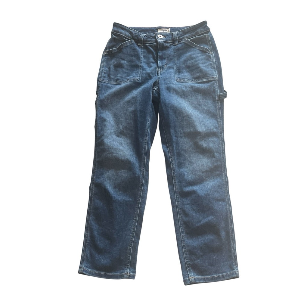 edgely Size 10 Reg‎ Slim Straight Ankle High Rise Jean Medium Wash Carpenter